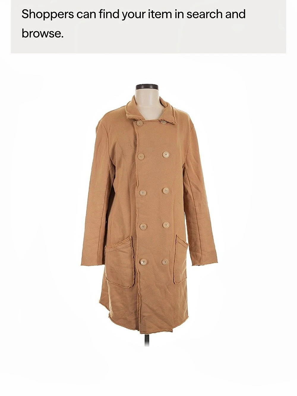 Frank & Eileen Belfast Tipperary Trench Women's Brown Trench Coat, Medium EUC